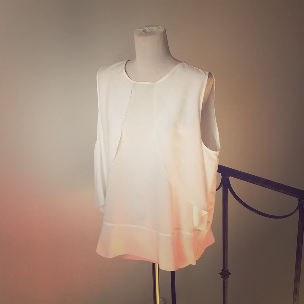 Zara Basic White Blouse - NWOT